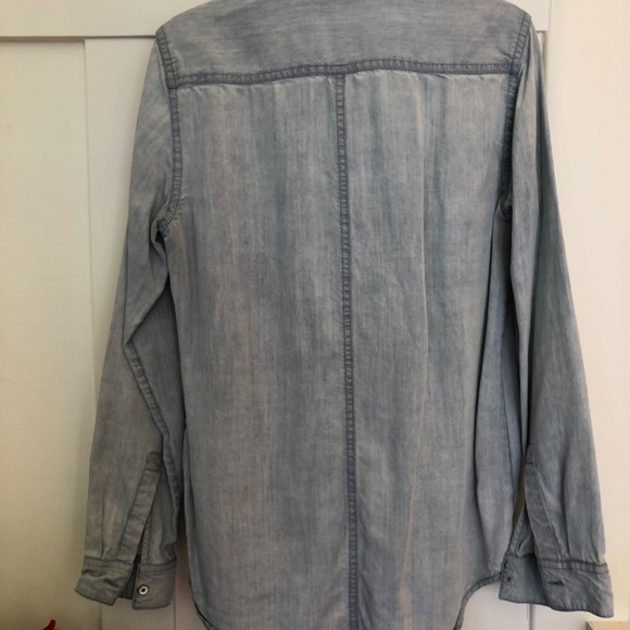 Club Monaco Chambray Shirt - Picture 2 of 7